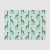 Mooie Giraffen Tissuepapier (Voorkant)