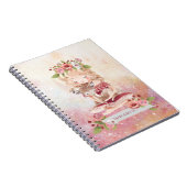 Mooie Girl Deer Lovely Illustration  Notitieboek (Rechterzijde)