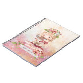 Mooie Girl Deer Lovely Illustration  Notitieboek (Linkerzijde)