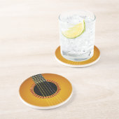 Mooie gitaar achtergrond Onderzetter (Zijkant)