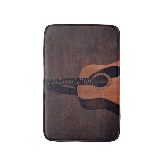 Mooie gitaar badmat (Voorkant Verticaal)