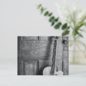 Mooie gitaar briefkaart (Staand voorkant)