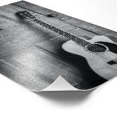 Mooie gitaar foto afdruk (Hoek)