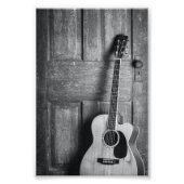 Mooie gitaar foto afdruk (Voorkant)