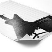 Mooie gitaar foto afdruk (Hoek)