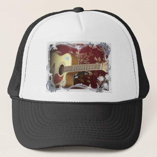 Mooie gitaar met een Afrikaans motief Trucker Pet (Voorkant)