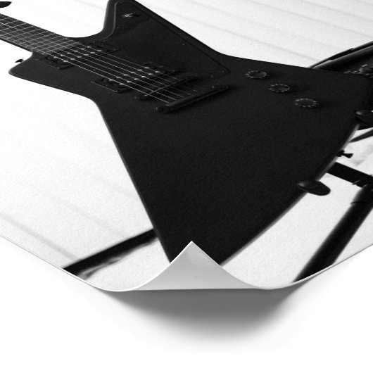 Mooie gitaar poster (Hoek)