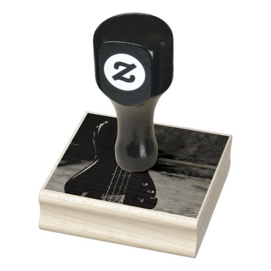 Mooie gitaar rubberstempel (Stempel)