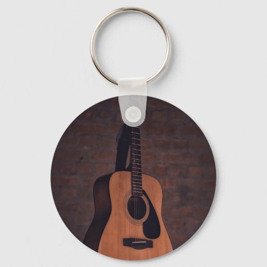 Mooie gitaar sleutelhanger (Voorkant)