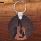 Mooie gitaar sleutelhanger (Voorkant)