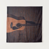 Mooie Gitaar Wandkleed (Voorkant (horizontaal))