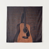 Mooie Gitaar Wandkleed (Voorkant)