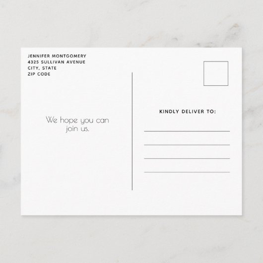 Mooie Glam Party Cake Verjaardag Uitnodiging Briefkaart (Achterkant)