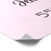 Mooie glanzende Glam Party Cake Business Poster (Hoek)