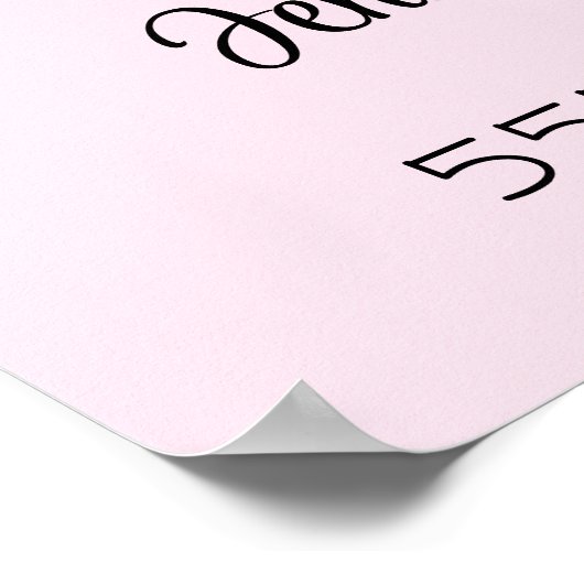 Mooie glanzende Glam Party Cake Business Poster (Hoek)