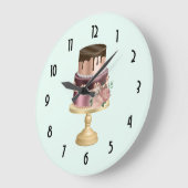 Mooie glanzende Glam Party Cake Grote Klok (Hoek)