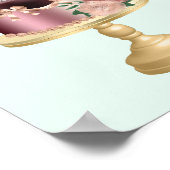 Mooie glanzende Glam Party Cake Poster (Hoek)