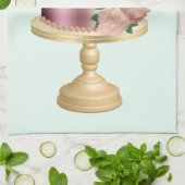 Mooie glanzende Glam Party Cake Theedoek (Gevouwen)