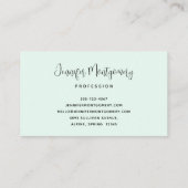 Mooie glanzende Glam Party Cake Visitekaartje (Achterkant)