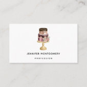 Mooie glanzende Glam Party Cake Visitekaartje (Voorkant)