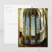 Mooie Glas in lood in de kathedraal van Keulen Briefkaart (Voorkant / Achterkant)