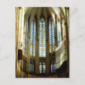 Mooie Glas in lood in de kathedraal van Keulen Briefkaart (Voorkant)