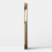 Mooie glas-in-loodraam met blauwe roos Case-Mate iPhone case (Achterkant / Links)