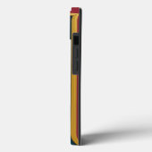 Mooie glas-in-loodraam met blauwe roos Case-Mate iPhone case (Achterkant / Links)