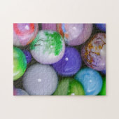 Mooie glasscherven - kalme kleuren die minder bela legpuzzel (Horizontaal)