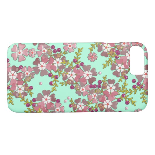 Mooie glazen bloemen Hoesje-Mate iPhone draagtas Case-Mate iPhone Case (Achterkant (Horizontaal))