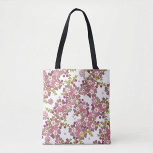 Mooie glazen bloemen tote bag