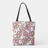Mooie glazen bloemen tote bag (Achterkant)
