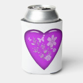 Mooie glazen flessenhart blikjeskoeler (Blikje Achterkant)