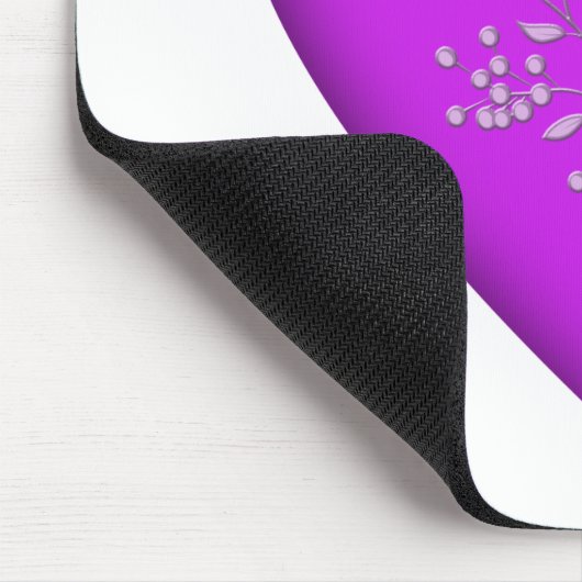 Mooie glazen flessenhart muismat (Hoek)