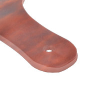 Mooie glazen snijplank paddle! (Hoek)