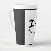 Mooie glimlach Latte Mok (Linkerhoek)