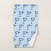 Mooie Glimlachende Dolfijn Bad Handdoek (Handdoek)