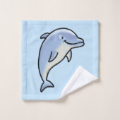 Mooie Glimlachende Dolfijn Bad Handdoek (Wasdoekje)