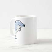 Mooie Glimlachende Dolfijn Koffiemok (Voorkant links)