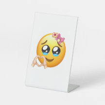 Mooie glimlachende emoji-bureaubladbord voor kanto
