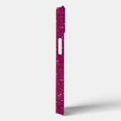 Mooie glinsterende roze prinses glitter Case-Mate iPhone case (Achterkant / Rechts)