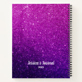 Mooie Glitter Eenhoorn Journal Notebook Notitieboek (Achterkant)