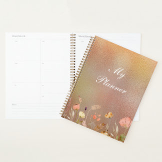 Mooie Glossy Flowers Planner