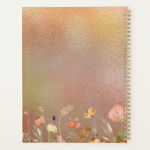 Mooie Glossy Flowers Planner (Achterkant)