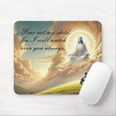 Mooie God die over Zijn kind waakt Muismat (Met muis)