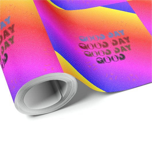 Mooie GOEDE DAG RED PINK BLUE MANDALA Cadeaupapier (Rol Hoek)