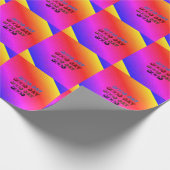 Mooie GOEDE DAG RED PINK BLUE MANDALA Cadeaupapier (Hoek)