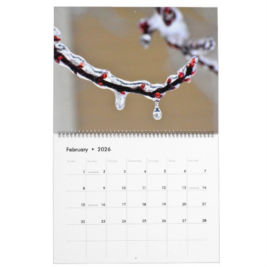 Mooie goede Vibes-tuinen Kalender (Feb 2026)