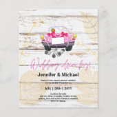 Mooie goedkope uitnodigingen voor een auto-optocht (Voorkant)