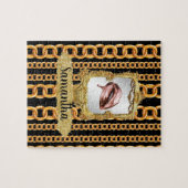 Mooie Gold Elegant Chic Custom Legpuzzel (Horizontaal)